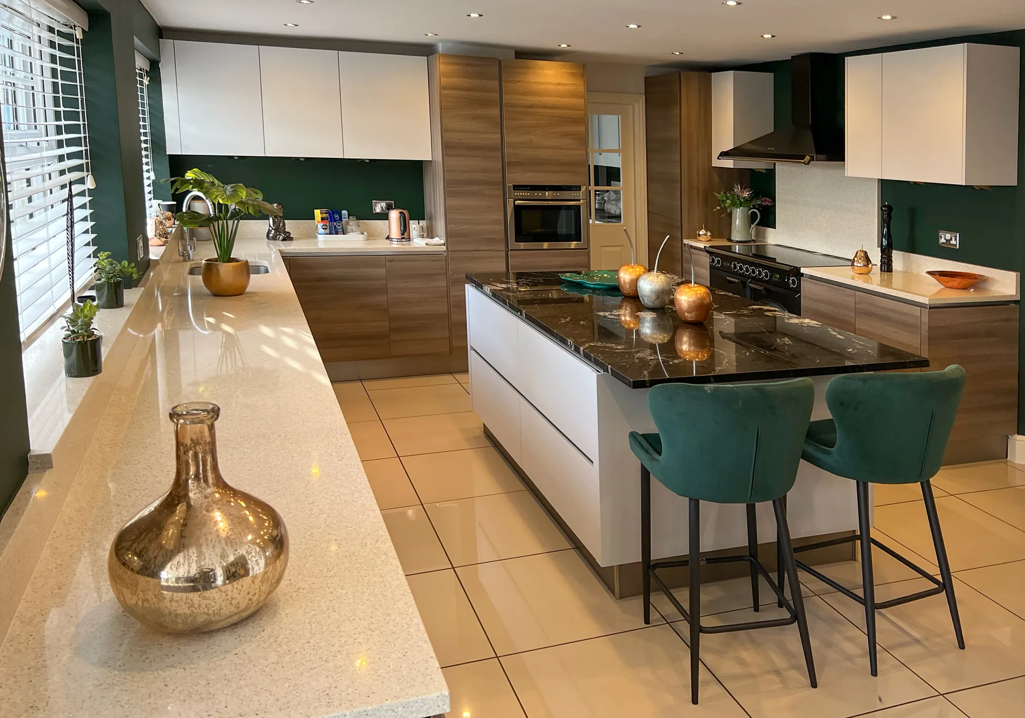 White and Wooden Cabinetry | Brickendon