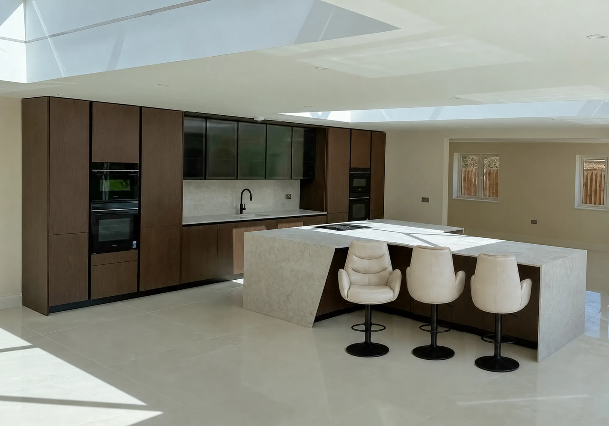 Dark Oak Cabinets | Cheshunt