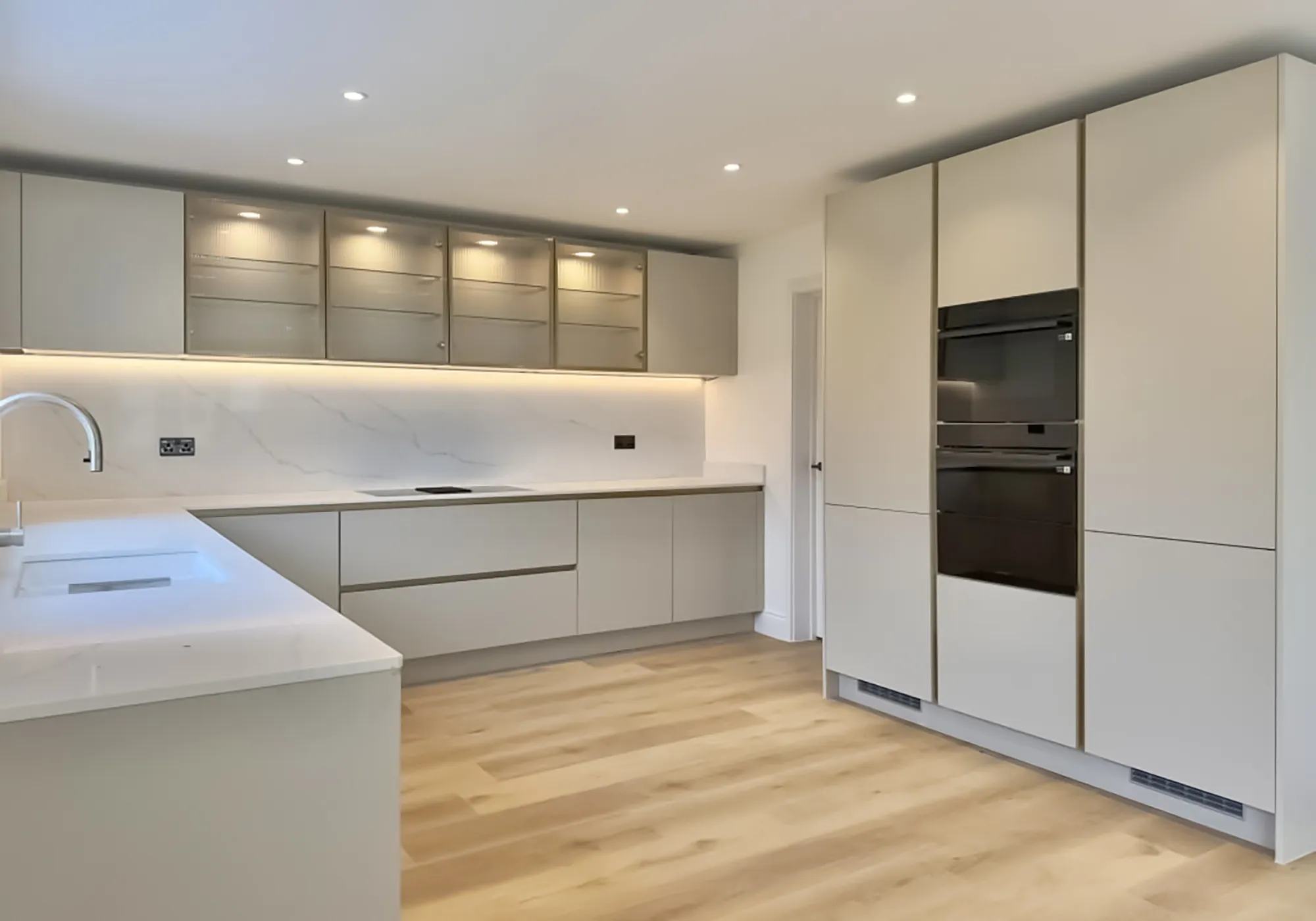 Warm Grey Cabinetry | Little Hallingbury